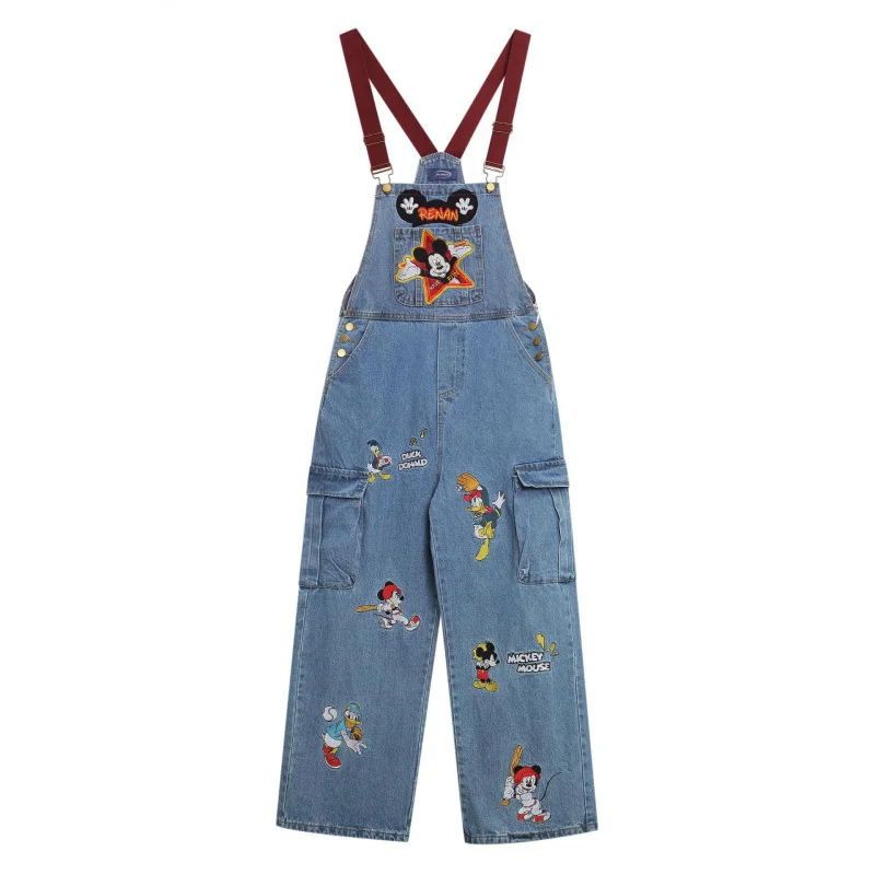 Maqvob US EU size top quality cartoon embroidered fun denim overalls unisex trendy loose casual couple jumpsuit jeans
Maqvob US EU size top quality cartoon embroidered fun denim overalls unisex trendy loose casual couple jumpsuit jeans
