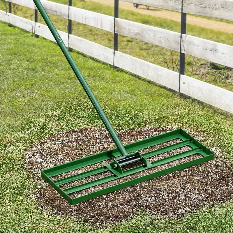 Lawn Leveling Rake, 30"x10" Level Lawn Tool, Heavy-duty Lawn Leveler with 78" Steel Extended Handle, Yard Leveling Rake Suit
Lawn Leveling Rake, 30"x10" Level Lawn Tool, Heavy-duty Lawn Leveler with 78" Steel Extended Handle, Yard Leveling Rake Suit