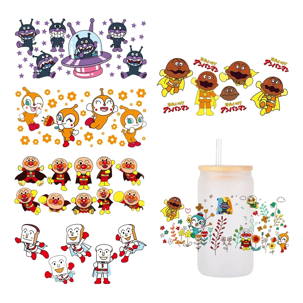 Japanese Anime Anpanman For Libbey 16oz Can Glass 3D Waterproof UV DTF Coffee Can Wrap Libbey Glass Wrap
Japanese Anime Anpanman For Libbey 16oz Can Glass 3D Waterproof UV DTF Coffee Can Wrap Libbey Glass Wrap