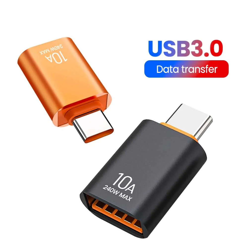 10A USB3.0 OTG Adapter Type C Male To USB Female Converter For Xiaomi Samsung Huawei Fast Charging Data Transfer OTG Connector
10A USB3.0 OTG Adapter Type C Male To USB Female Converter For Xiaomi Samsung Huawei Fast Charging Data Transfer OTG Connector