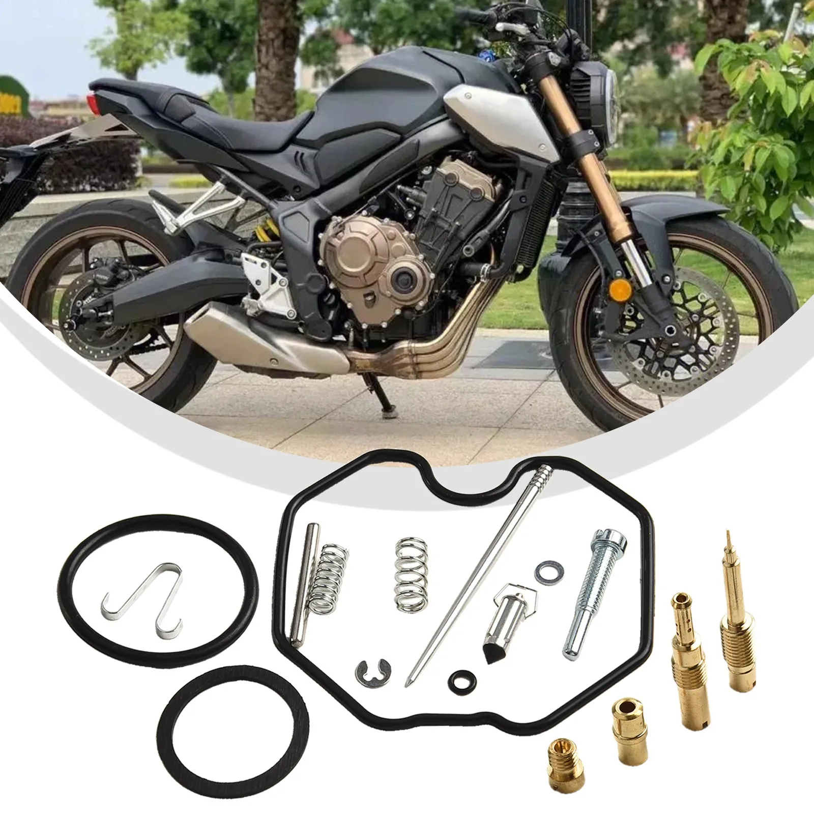 Carb Repair Set Carburetor Rebuild Kit Brass Material Direct Replacement Easy Installation Light Weight Carburetor Repair
Carb Repair Set Carburetor Rebuild Kit Brass Material Direct Replacement Easy Installation Light Weight Carburetor Repair