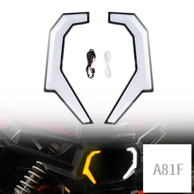 Front Fang Accent Lights Kit, Signature Light With LED Turn Signal For Polaris RZR XP 4 1000/RZR 900 XC 900S Replacement
Front Fang Accent Lights Kit, Signature Light With LED Turn Signal For Polaris RZR XP 4 1000/RZR 900 XC 900S Replacement