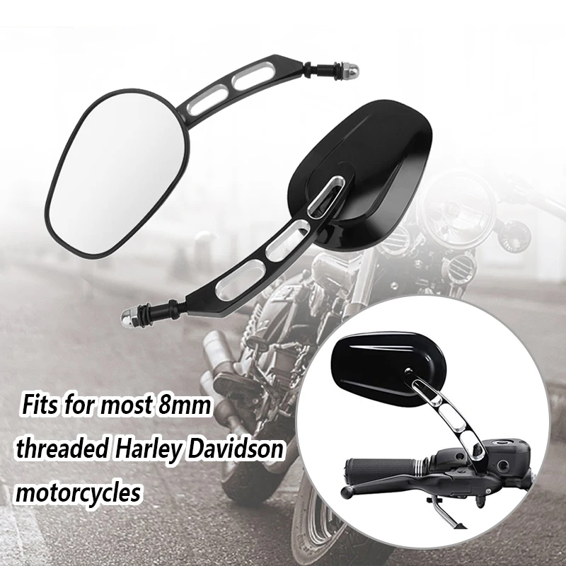 8mm Black Motorcycle Rear View Side Mirrors for Harley Road King Touring XL 883 Sportster Fatboy Dyna FXDF FLSTF Softail V-ROD
8mm Black Motorcycle Rear View Side Mirrors for Harley Road King Touring XL 883 Sportster Fatboy Dyna FXDF FLSTF Softail V-ROD