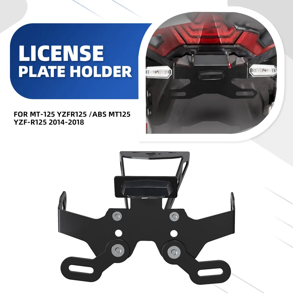 Motorcycle License Plate Holder FOR YAMAHA MT-125 YZFR125 /ABS MT125 YZF-R125 2014-2018 Tail Tidy Fender Eliminator Bracket
Motorcycle License Plate Holder FOR YAMAHA MT-125 YZFR125 /ABS MT125 YZF-R125 2014-2018 Tail Tidy Fender Eliminator Bracket
