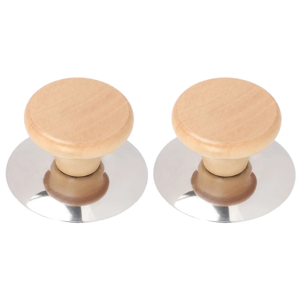 2Pcs Household Pot Lid Handles Solid Wood Material Elegant Kitchen Utensils Secure Hold for Pots and Pans Pot Lid Knob
2Pcs Household Pot Lid Handles Solid Wood Material Elegant Kitchen Utensils Secure Hold for Pots and Pans Pot Lid Knob