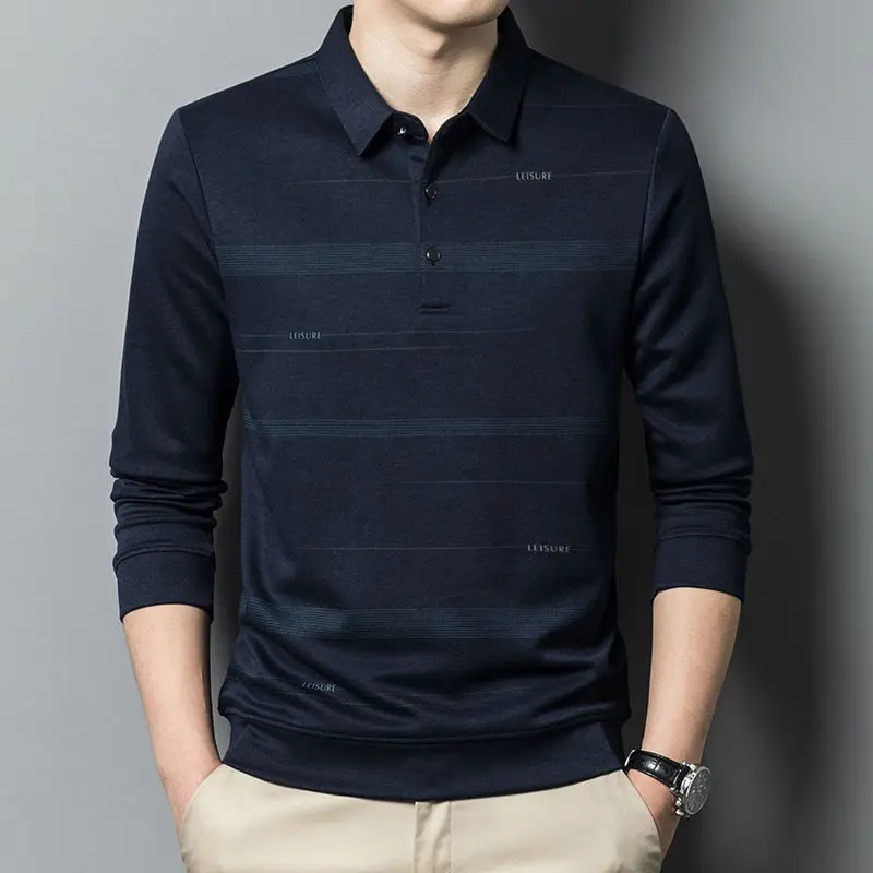 Men's Clothing Printed Polo Shirts Business Casual Long Sleeve Spring Autumn Fashion Turn-down Collar Button Commute T-shirts
Men's Clothing Printed Polo Shirts Business Casual Long Sleeve Spring Autumn Fashion Turn-down Collar Button Commute T-shirts