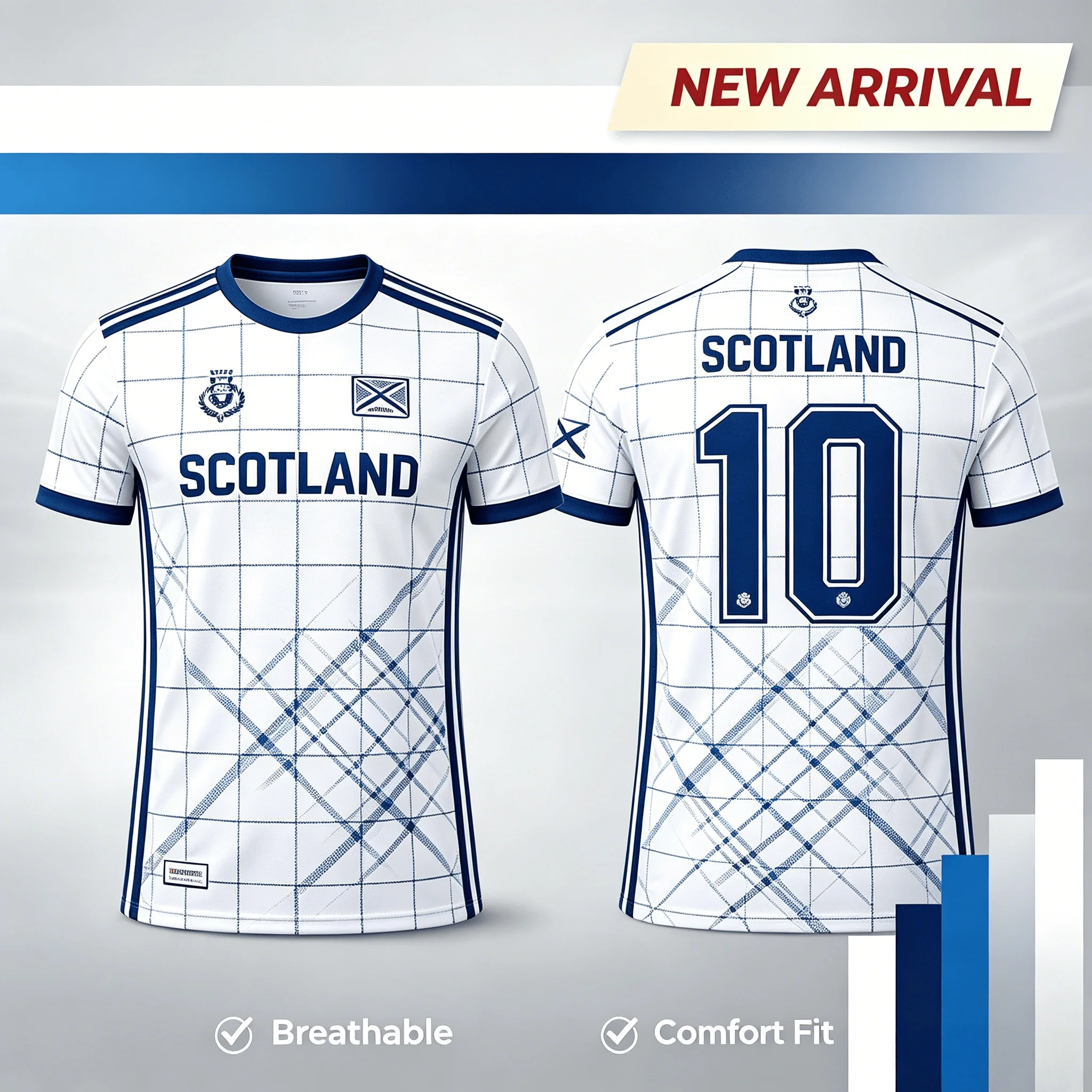 New Scotland Flag T-Shirt Summer Breathable Quick-Drying Sports Soccer Jersey Men's Everyday Training Apparel Family Kids Tees
New Scotland Flag T-Shirt Summer Breathable Quick-Drying Sports Soccer Jersey Men's Everyday Training Apparel Family Kids Tees