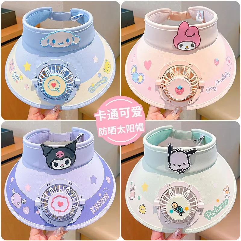 Sanrio My Melody Hello Kitty Anime Children Fan Hat Summer Girls Boys Cute Cinnamoroll Kuromi Empty Cap Gifts for Girls
Sanrio My Melody Hello Kitty Anime Children Fan Hat Summer Girls Boys Cute Cinnamoroll Kuromi Empty Cap Gifts for Girls