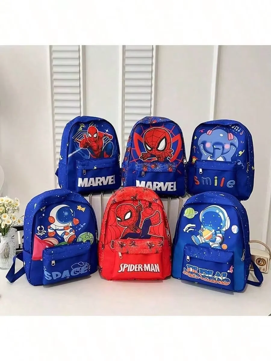 Cartoon Printed Spiderman Backpack Lightweight And Stylish, Made Of Nylon And Suitable For Outdoor Storage.
Cartoon Printed Spiderman Backpack Lightweight And Stylish, Made Of Nylon And Suitable For Outdoor Storage.