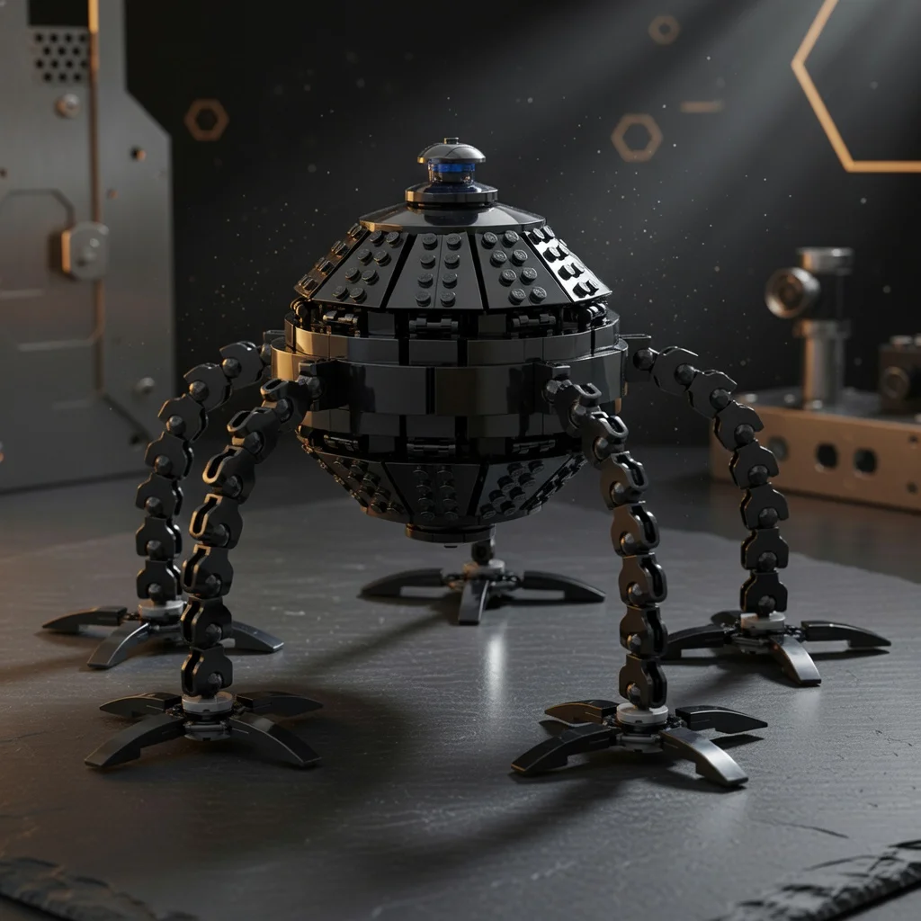 MOC Sci-Fi Mechanical Spider Robot Building Blocks Sphere Droid Bricks DIY Assembly Model Desktop Ornament Puzzle Gift for Adult
MOC Sci-Fi Mechanical Spider Robot Building Blocks Sphere Droid Bricks DIY Assembly Model Desktop Ornament Puzzle Gift for Adult