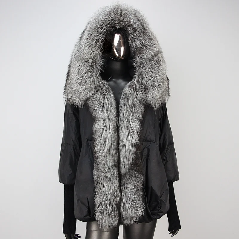 OFTBUY Down Coat Hooded Thick Outerwear Natural Real Fox Fur Coat Woman Warm Winter Loose Oversize Street Wear Down Jacket Women
OFTBUY Down Coat Hooded Thick Outerwear Natural Real Fox Fur Coat Woman Warm Winter Loose Oversize Street Wear Down Jacket Women