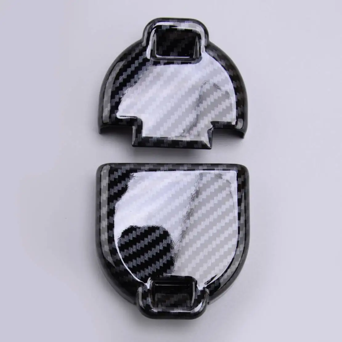2Pcs Carbon Fiber Grain Rear Bumper Trailer Tow Connector Covers Trims Fit for Dodge Ram 1500 2500 3500 Chevrolet 2019 2020-2024
2Pcs Carbon Fiber Grain Rear Bumper Trailer Tow Connector Covers Trims Fit for Dodge Ram 1500 2500 3500 Chevrolet 2019 2020-2024