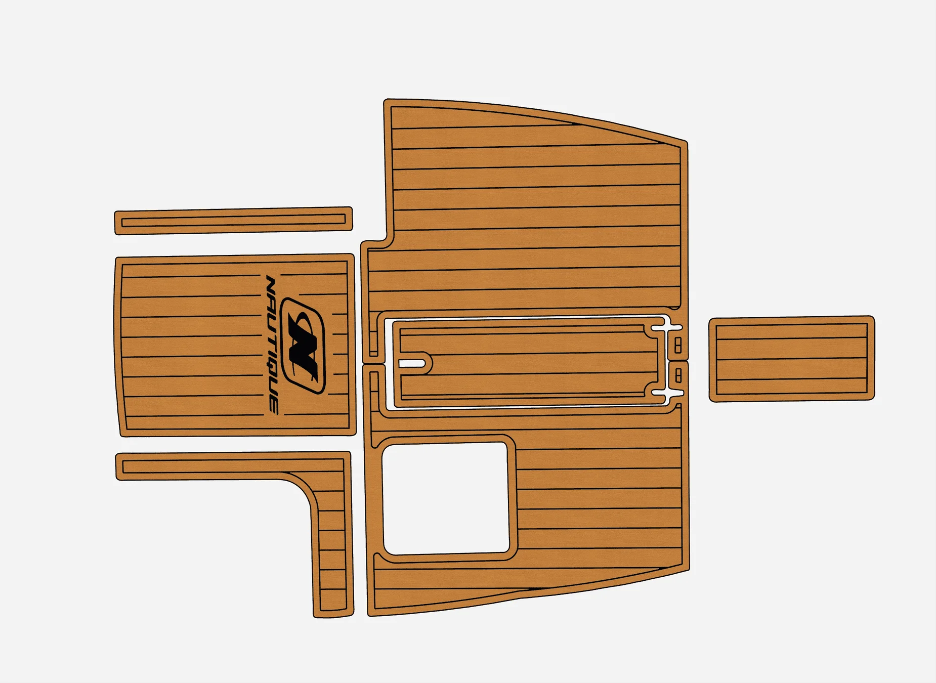 Self-Adhesive faux Teak EVA Marine Mat - 1996 Nautique 210 Super Sport Yacht 6mm (1/4") Non-Slip Boat Decking for Cockpit
Self-Adhesive faux Teak EVA Marine Mat - 1996 Nautique 210 Super Sport Yacht 6mm (1/4") Non-Slip Boat Decking for Cockpit