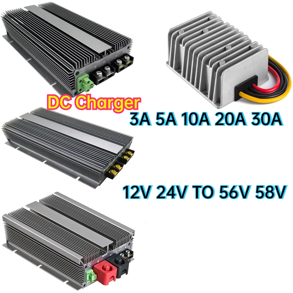 12V24V TO 56V 58V Step Up DC DC Power Converter Charger Tranformer Power Supply For Automotives Lion Battery 3A 5A 10A 20A 30A
12V24V TO 56V 58V Step Up DC DC Power Converter Charger Tranformer Power Supply For Automotives Lion Battery 3A 5A 10A 20A 30A