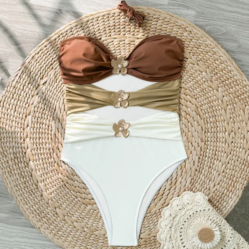 New Flower Sexy One Piece Swimsuits Closed Women's Swimwear Push Up For Swimming Wear Body Bathing Suits Beachwear Pool Bather
New Flower Sexy One Piece Swimsuits Closed Women's Swimwear Push Up For Swimming Wear Body Bathing Suits Beachwear Pool Bather