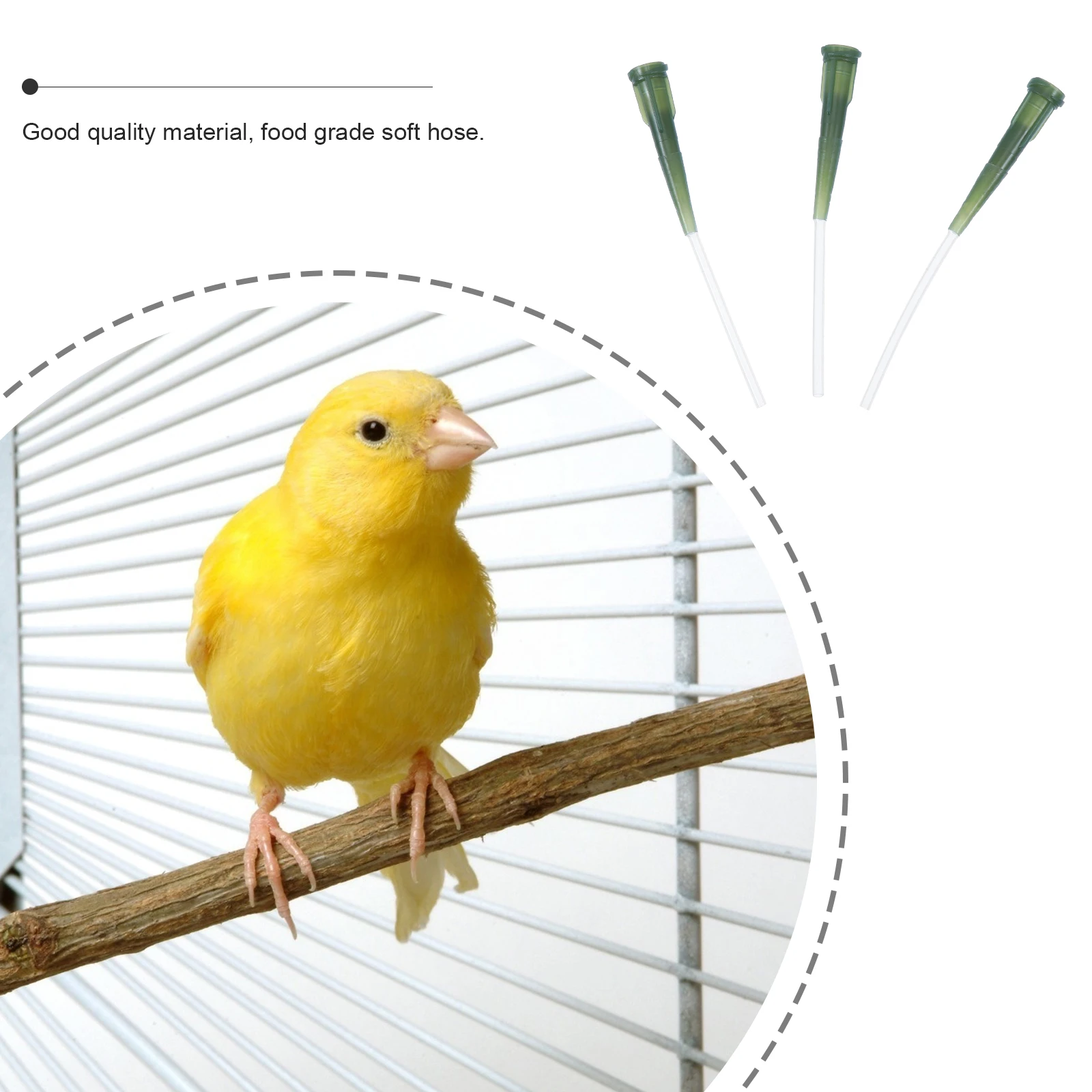 3pcs Baby Bird Feeding Hose Soft Tool 1 5-2 0mm Size Food Grade Material Safe Odorless Easy to Clean Pet Supplies
3pcs Baby Bird Feeding Hose Soft Tool 1 5-2 0mm Size Food Grade Material Safe Odorless Easy to Clean Pet Supplies