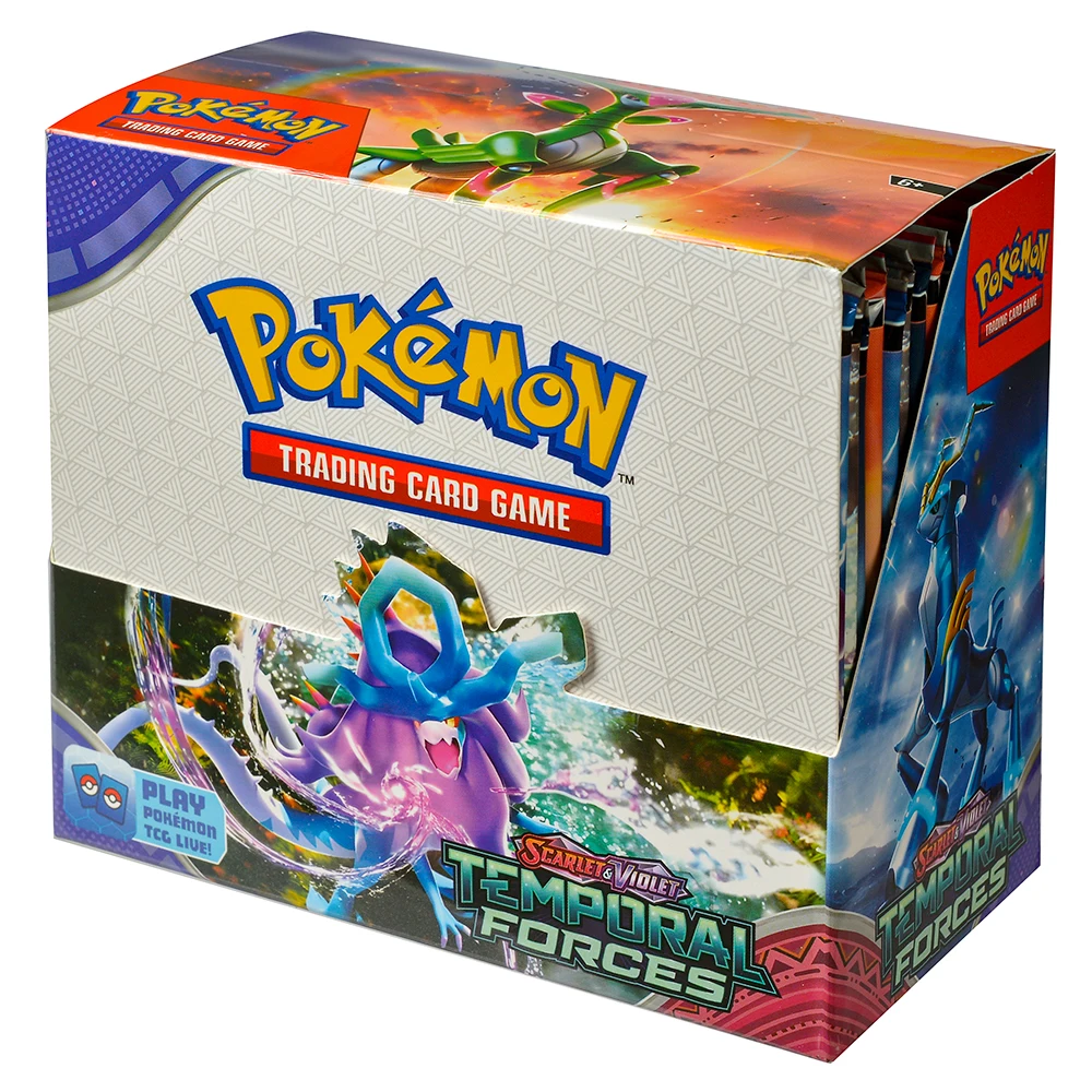 360 шт. английский Pokémon TCG: Pokémon Scarlet Violet Temporal Forces Box Торговая карта Pokemon 36 Pack Box
360 шт. английский Pokémon TCG: Pokémon Scarlet Violet Temporal Forces Box Торговая карта Pokemon 36 Pack Box
