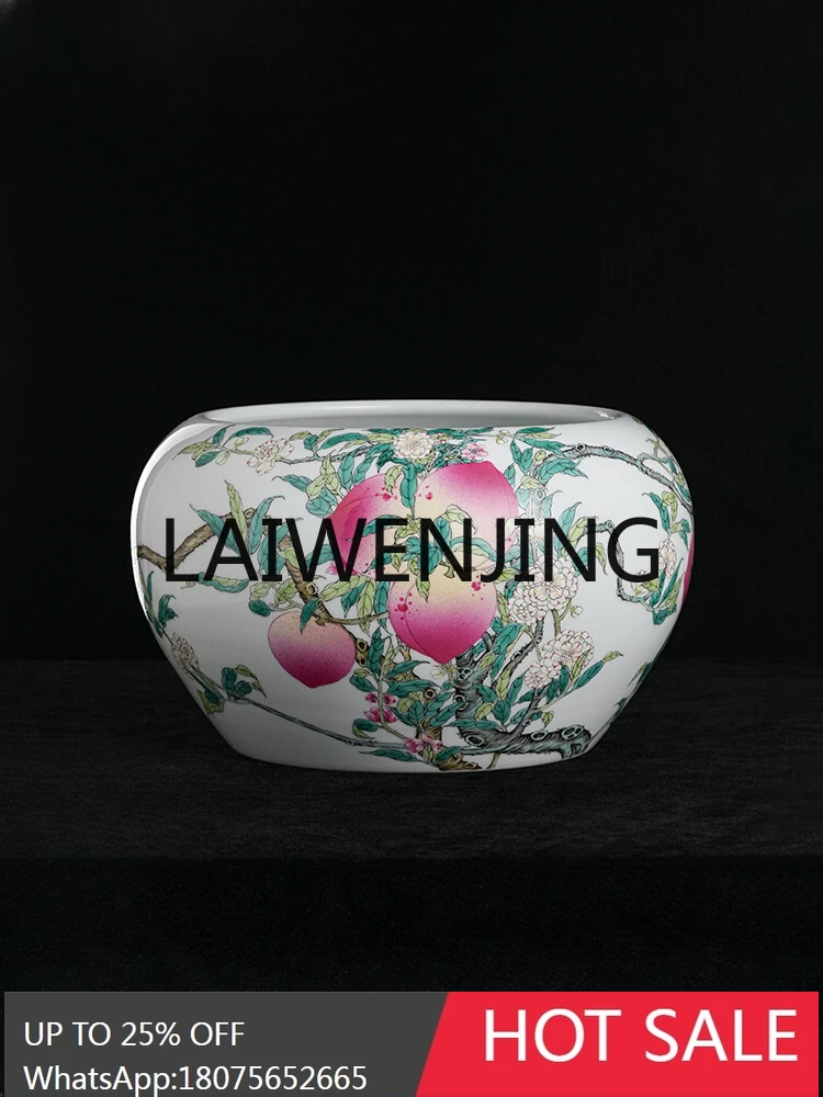 Porcelain Hand Painted Pastel Wind Water Tank Chinese Collection Gift Porcelain Antique
Porcelain Hand Painted Pastel Wind Water Tank Chinese Collection Gift Porcelain Antique