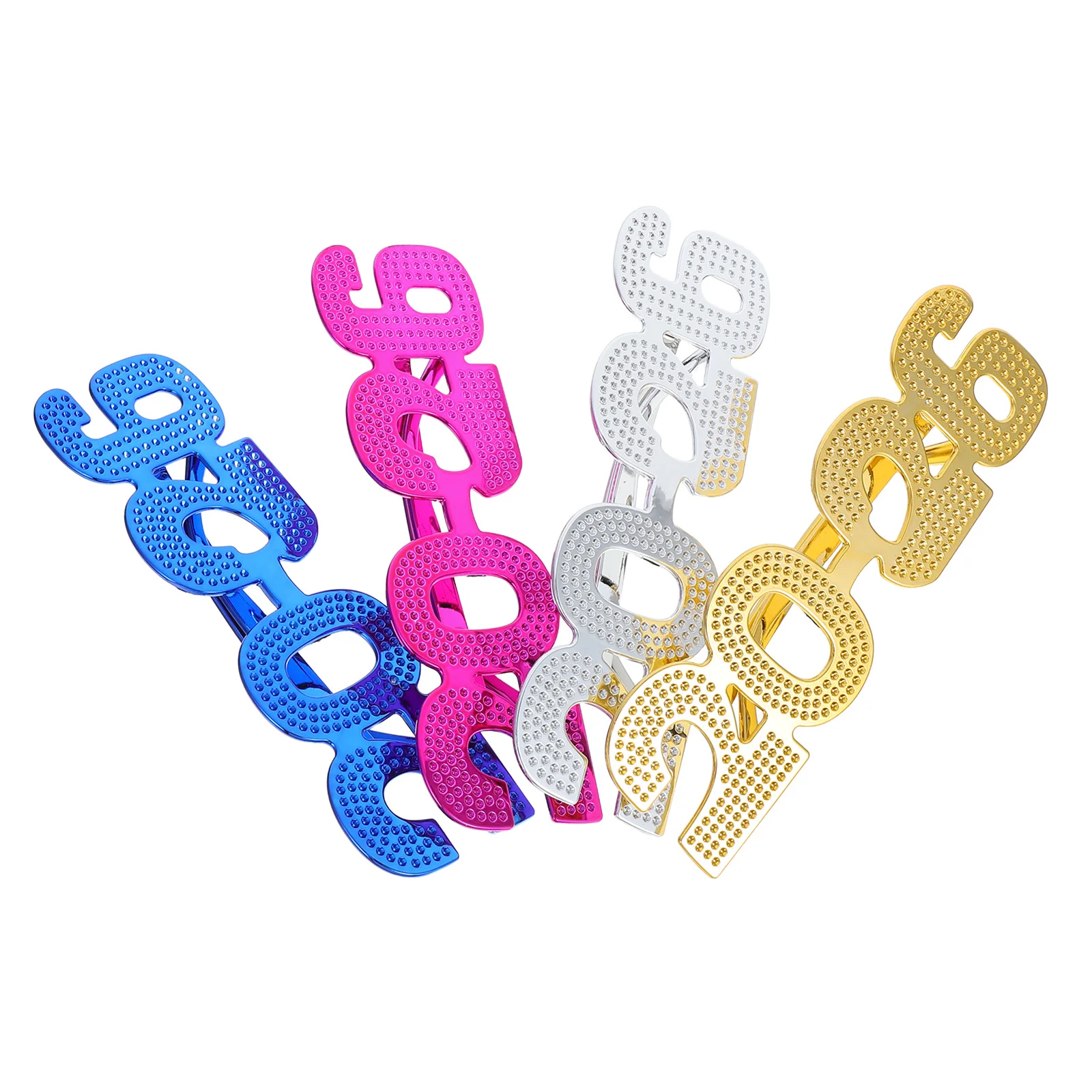 4Pcs 2026 Eyeglasses Shiny Number Frames Lightweight Fun Glasses for 2026 New Year Celebration Grad Party Decorations
4Pcs 2026 Eyeglasses Shiny Number Frames Lightweight Fun Glasses for 2026 New Year Celebration Grad Party Decorations