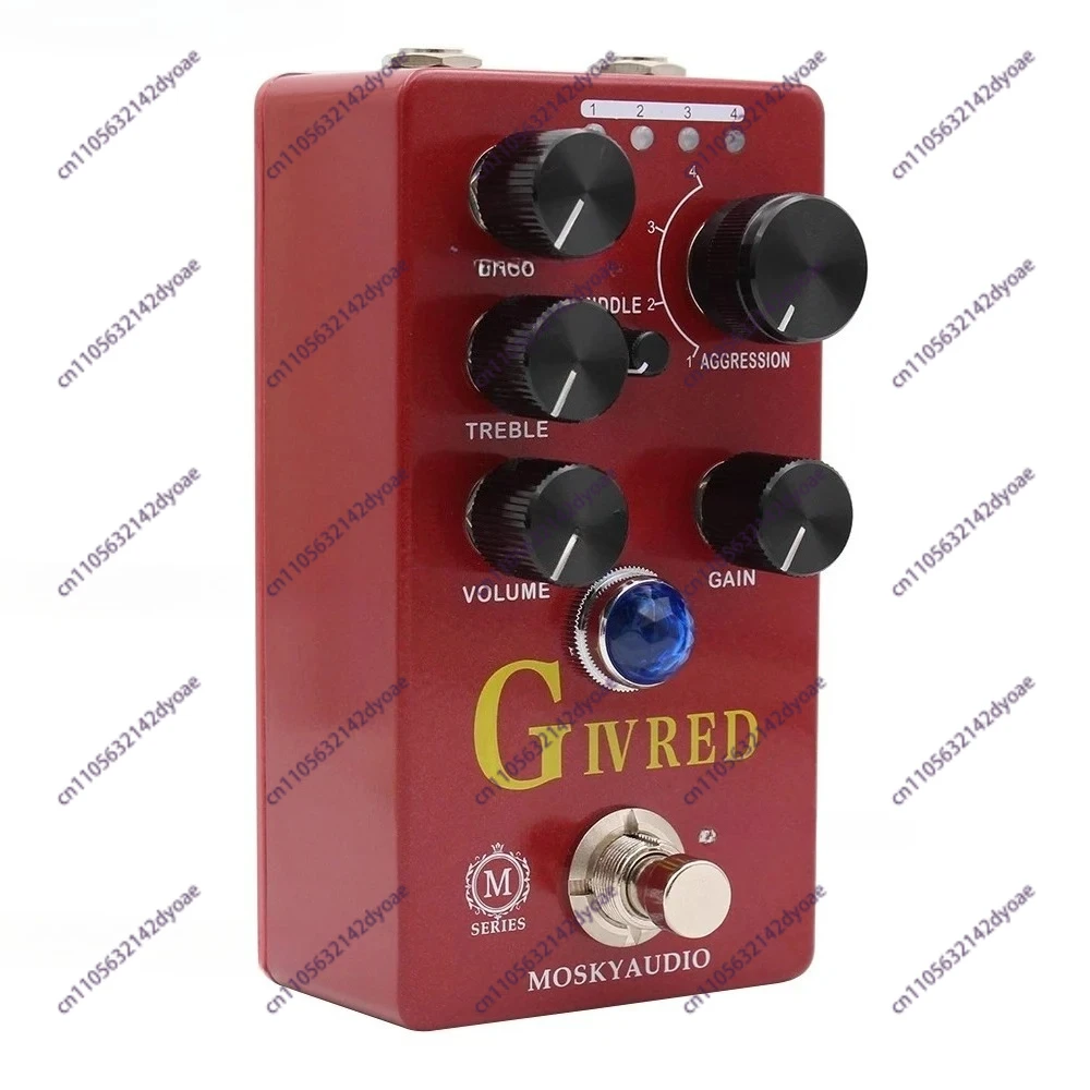 MOSKYaudio G IV RED Purple Channel Preamp/Overdrive/Distortion Pedal Guitar Bass Effect Pedal and Four Models With True Bypass
MOSKYaudio G IV RED Purple Channel Preamp/Overdrive/Distortion Pedal Guitar Bass Effect Pedal and Four Models With True Bypass