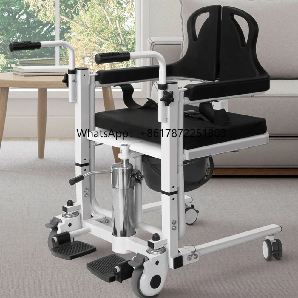 MSMT Wholesale Rehabilitation Hydraulic/manual Toilet Mobile Toilet Chair Nursing Patient Transfer Lift Bath Chair
MSMT Wholesale Rehabilitation Hydraulic/manual Toilet Mobile Toilet Chair Nursing Patient Transfer Lift Bath Chair