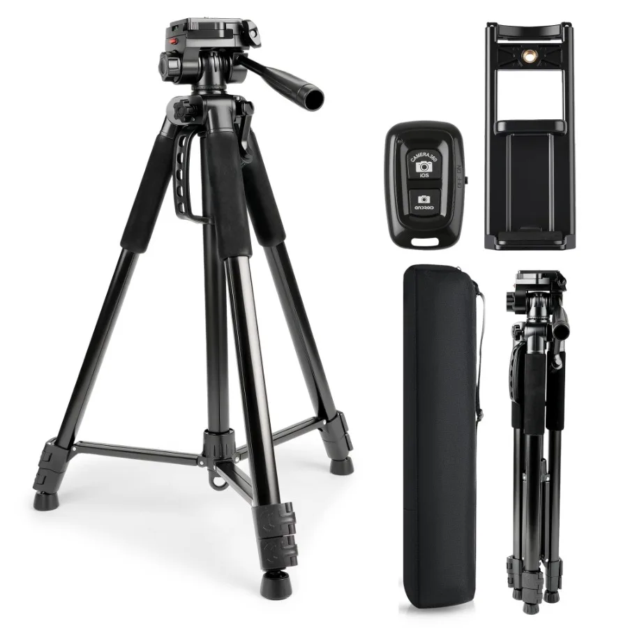 71" Camera Tripod, Tripod for Camera, Phone Video Recording, Heavy-Duty Camera Tripod Stand, 11lb Load Capacity, Adjustable Hei
71" Camera Tripod, Tripod for Camera, Phone Video Recording, Heavy-Duty Camera Tripod Stand, 11lb Load Capacity, Adjustable Hei