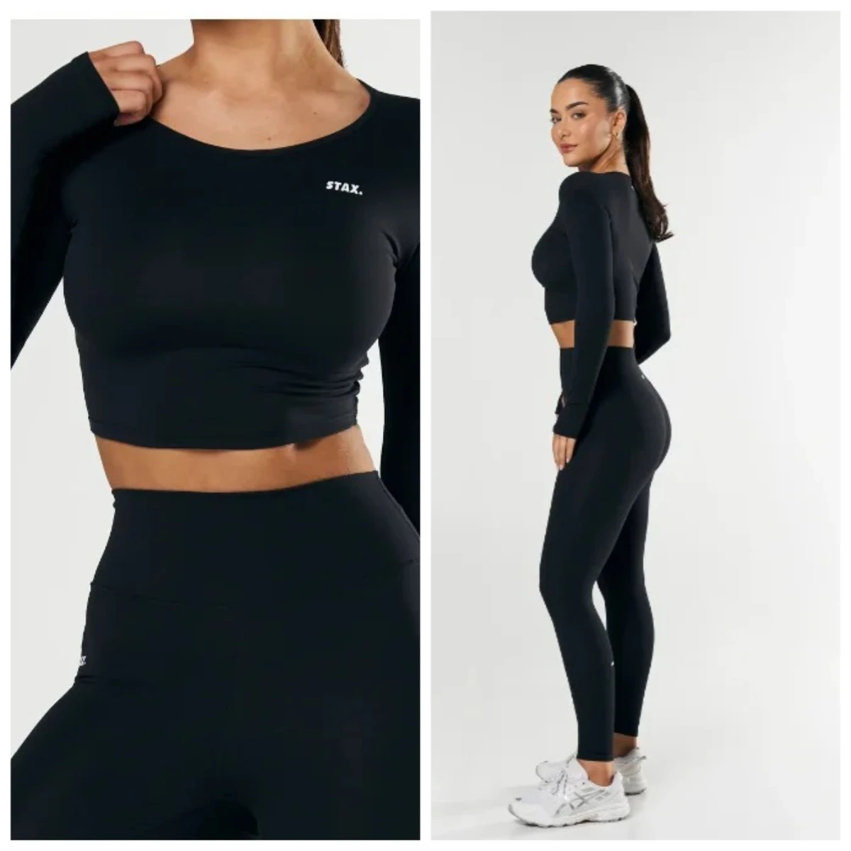STAX Spring and Summer New Tight-fitting Long-sleeved Women's Sports Fitness Yoga Long-sleeved High-quality Figure-showing Top
STAX Spring and Summer New Tight-fitting Long-sleeved Women's Sports Fitness Yoga Long-sleeved High-quality Figure-showing Top