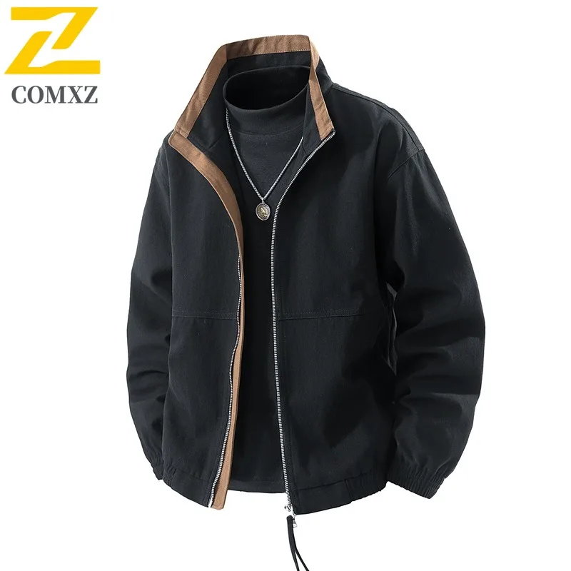 COMXZ 2025 Autumn Tactics Jacket Men Casual Coat Unisex Couple Trend Brand Loose Fit Versatile Washed Stand Collar Lightweight
COMXZ 2025 Autumn Tactics Jacket Men Casual Coat Unisex Couple Trend Brand Loose Fit Versatile Washed Stand Collar Lightweight