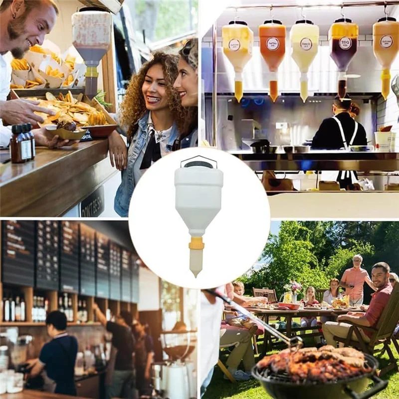 3PCS 3.5L Sauce Bottle Sauce Squeeze Bottle Hanging Sauce Dispenser Large Squeeze Bottle Hanging Sauce Dispenser
3PCS 3.5L Sauce Bottle Sauce Squeeze Bottle Hanging Sauce Dispenser Large Squeeze Bottle Hanging Sauce Dispenser