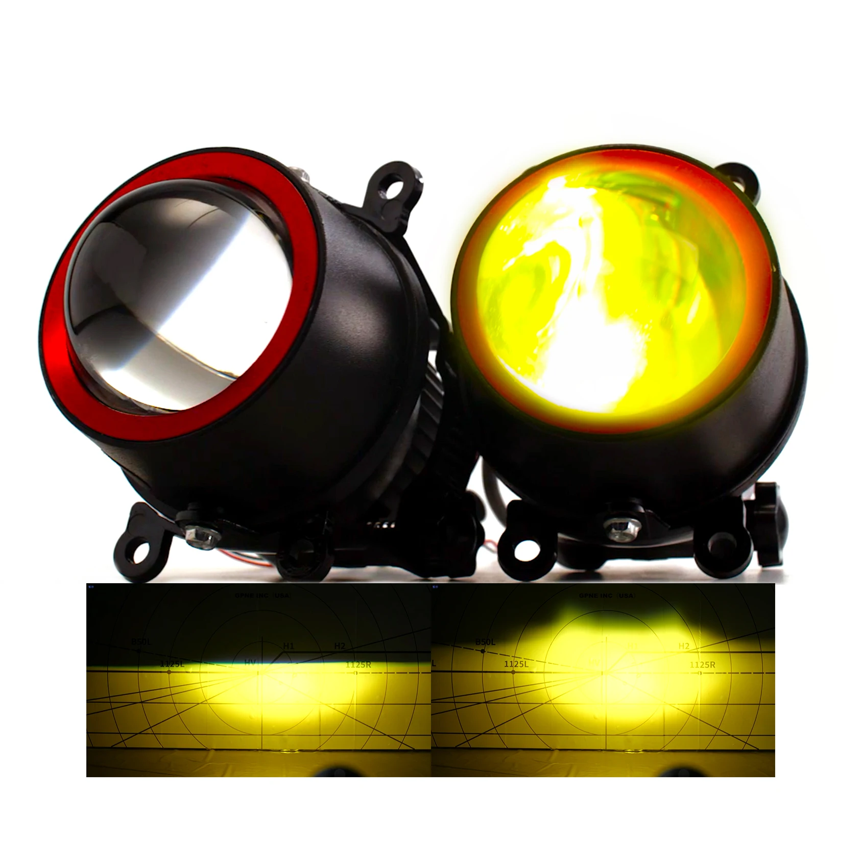 GPNE Led 3-дюймовый противотуманный фонарь желтый и белый луч 3000K 6000K светодиодная лампа проектор линзы автомобильные противотуманные фары
GPNE Led 3-дюймовый противотуманный фонарь желтый и белый луч 3000K 6000K светодиодная лампа проектор линзы автомобильные противотуманные фары