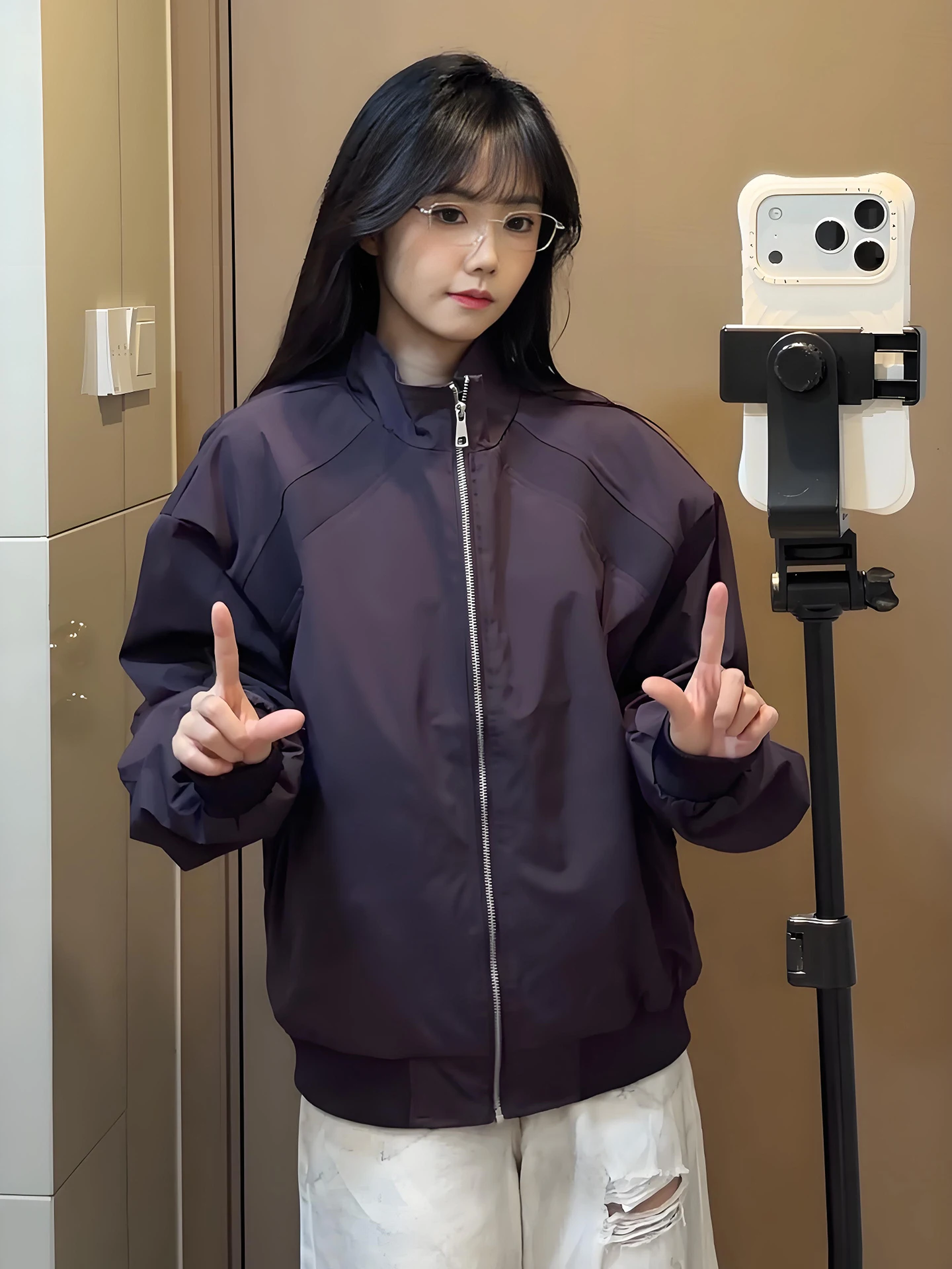 Мужская фиолетовая куртка-бомбер в клетку с воротником-стойкой, весенне-осенняя, в американском стиле, теплая верхняя одежда
Мужская фиолетовая куртка-бомбер в клетку с воротником-стойкой, весенне-осенняя, в американском стиле, теплая верхняя одежда