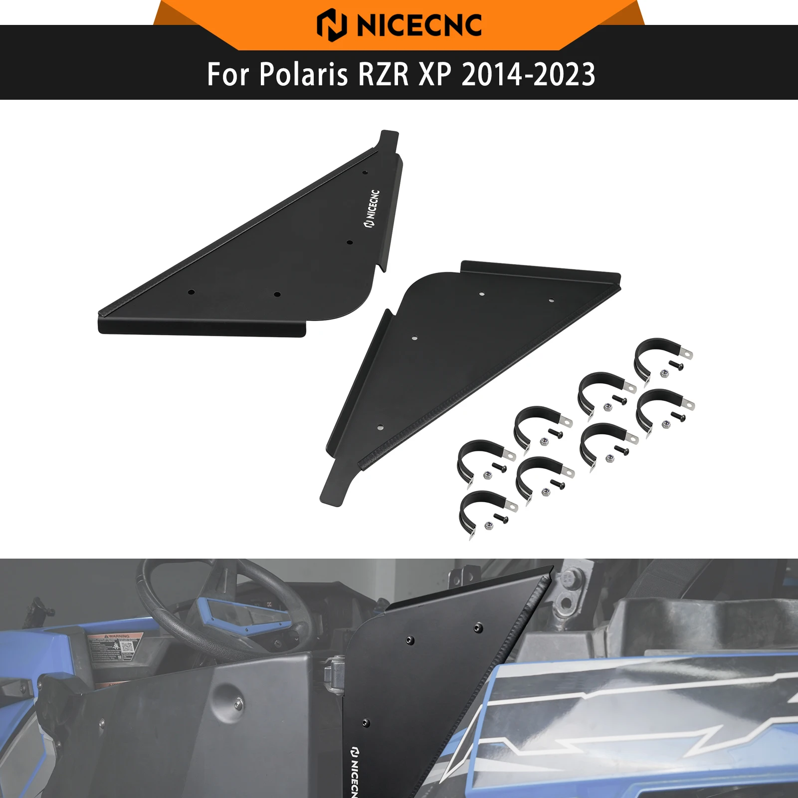 2PCS Rear Door Side Panels For Polaris RZR 1000 XP NICECNC For Polaris RZR Turbo 2014-2023 Rear Side Cover Panels Accessories
2PCS Rear Door Side Panels For Polaris RZR 1000 XP NICECNC For Polaris RZR Turbo 2014-2023 Rear Side Cover Panels Accessories
