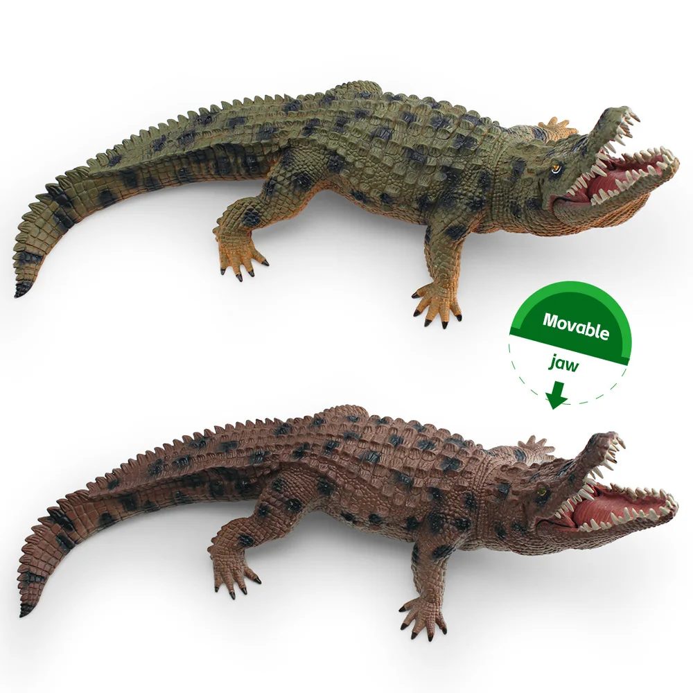 Crocodile Model Movable Jaw Realistic Nile Crocodile Toy Durable PVC Animal Figure For Play & Display HG214
Crocodile Model Movable Jaw Realistic Nile Crocodile Toy Durable PVC Animal Figure For Play & Display HG214