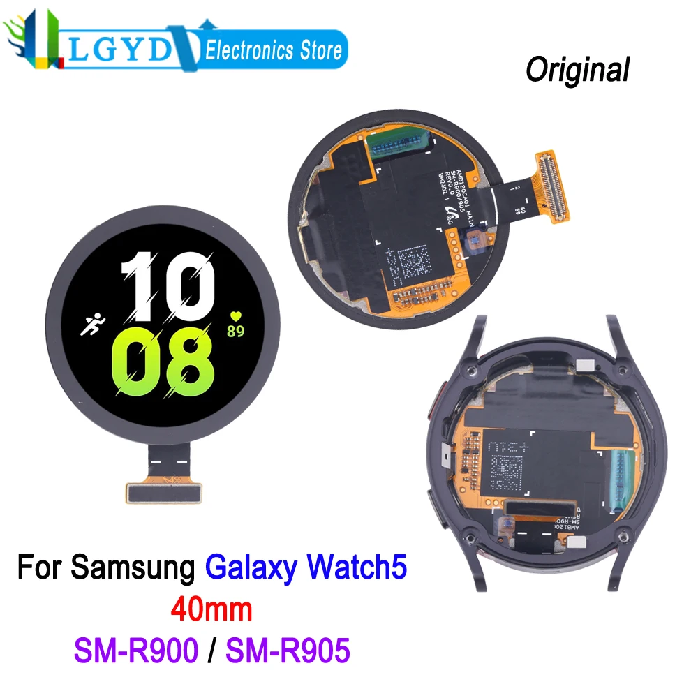 1.2-inch Super AMOLED Screen For Samsung Galaxy Watch5 40mm, SM-R900 SM-R905 Watch Display Touch Screen Repair Replacement Part
1.2-inch Super AMOLED Screen For Samsung Galaxy Watch5 40mm, SM-R900 SM-R905 Watch Display Touch Screen Repair Replacement Part