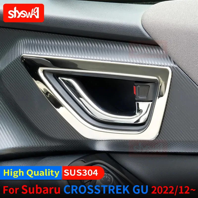 Накладка на внутреннюю дверную ручку автомобиля для Subaru Grosstrek Gu 22 2023, высококачественные аксессуары для интерьера из нержавеющей стали
Накладка на внутреннюю дверную ручку автомобиля для Subaru Grosstrek Gu 22 2023, высококачественные аксессуары для интерьера из нержавеющей стали