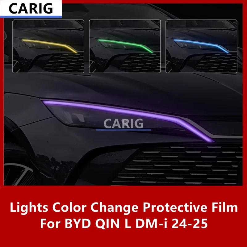 For BYD QIN L DM-i 24-25 Lights Color Change Protective Film Car Decoration Appearance Modification Accessories Refit 
For BYD QIN L DM-i 24-25 Lights Color Change Protective Film Car Decoration Appearance Modification Accessories Refit