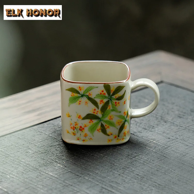 75ml Ru Kiln Hand-painted Osmanthus Teacup Elegant Tea Bowl Jug Tea-tasting Personal Cup Chazhan Master Cups Teaset Collection
75ml Ru Kiln Hand-painted Osmanthus Teacup Elegant Tea Bowl Jug Tea-tasting Personal Cup Chazhan Master Cups Teaset Collection