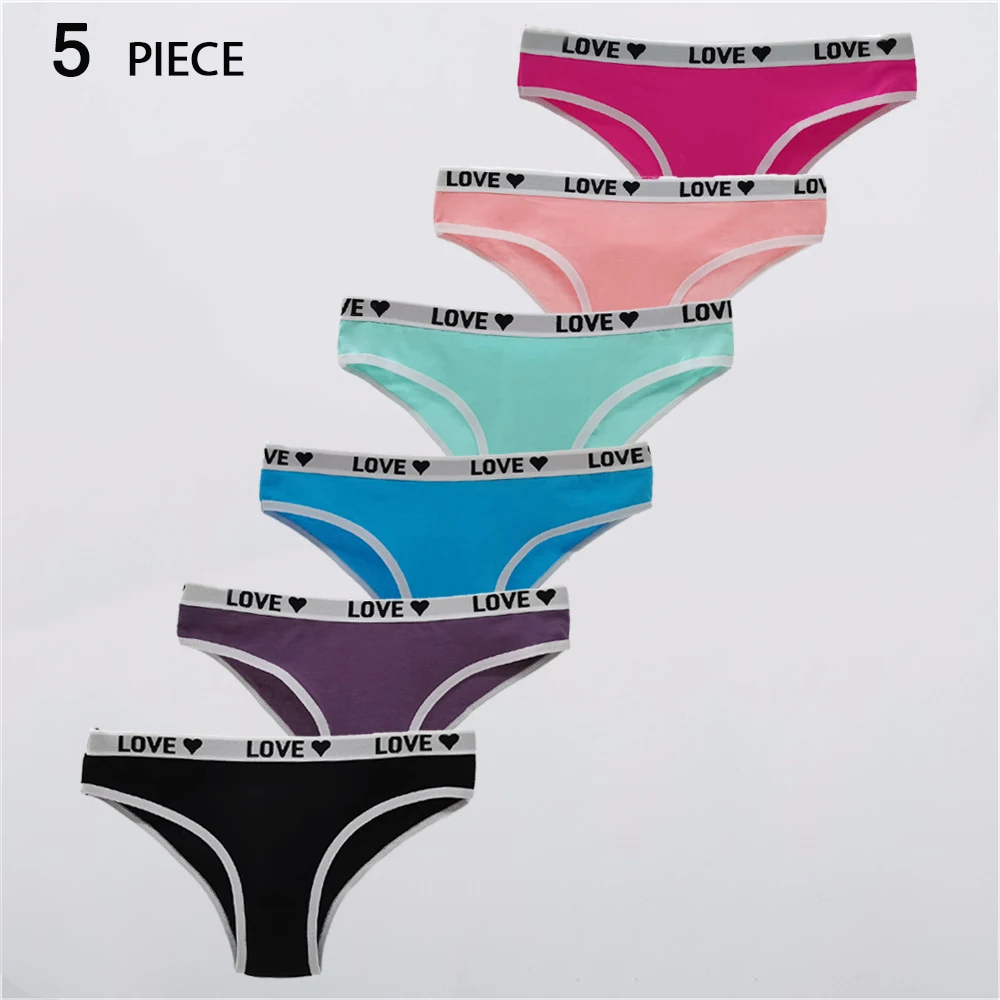 5 Pcs/Lot Women's Cotton Panties Set Fashion Sexy Briefs Intimates Lingerie Ladies Girls Underwear
5 Pcs/Lot Women's Cotton Panties Set Fashion Sexy Briefs Intimates Lingerie Ladies Girls Underwear