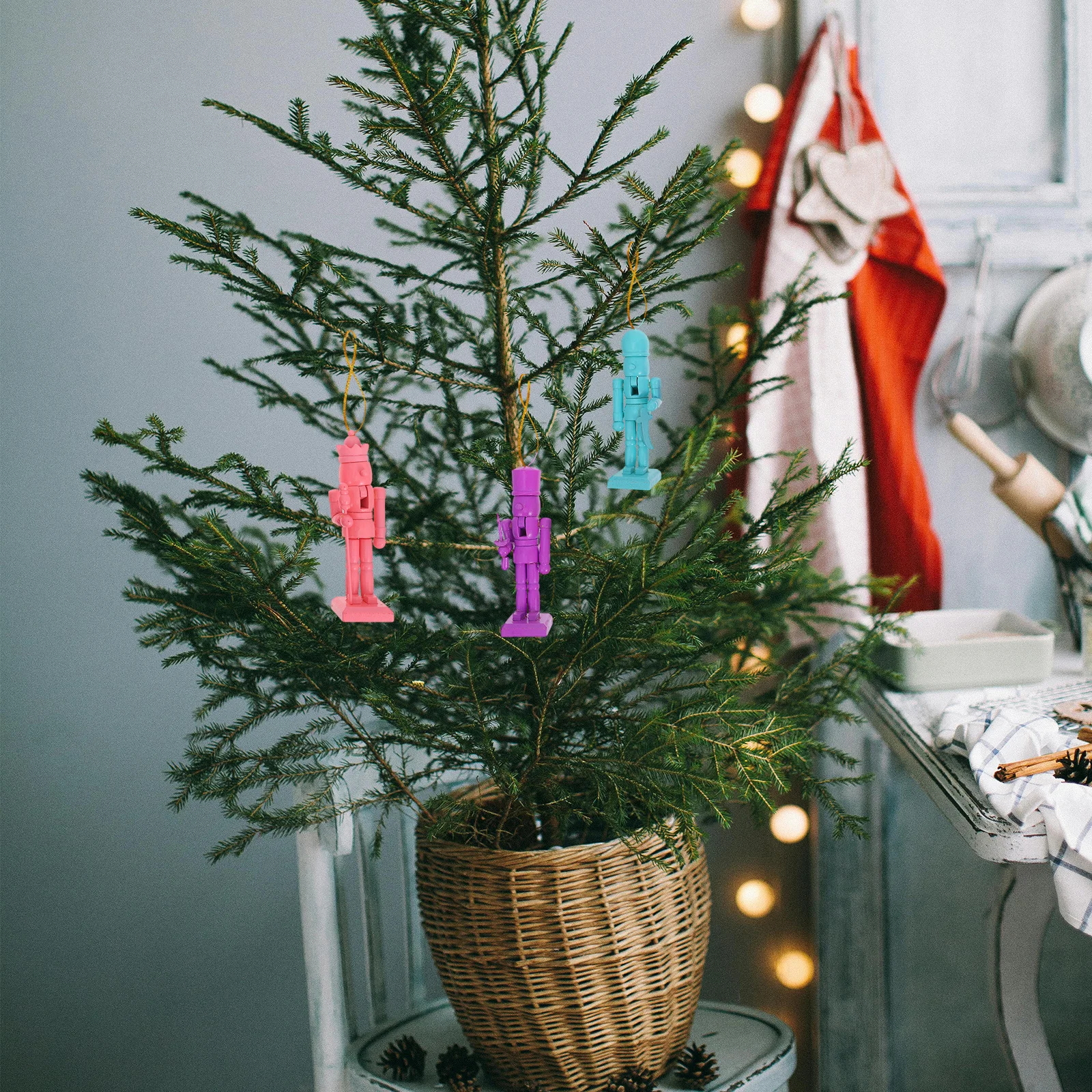 6Pcs Colorful Nutcracker Wooden Ornaments Christmas Tree Hanging Decorations Classic Holiday Xmas Tree Pendants Xmas Decor
6Pcs Colorful Nutcracker Wooden Ornaments Christmas Tree Hanging Decorations Classic Holiday Xmas Tree Pendants Xmas Decor