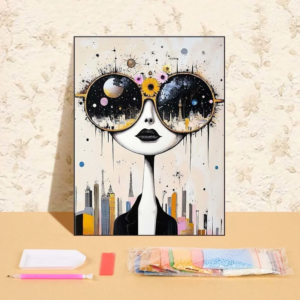 Diamond Embroidery Cartoon Sunglass Girl New Arrival Diamond Art Painting Picture Rhinestones Mosaic 5D DIY Handmade Gift
Diamond Embroidery Cartoon Sunglass Girl New Arrival Diamond Art Painting Picture Rhinestones Mosaic 5D DIY Handmade Gift
