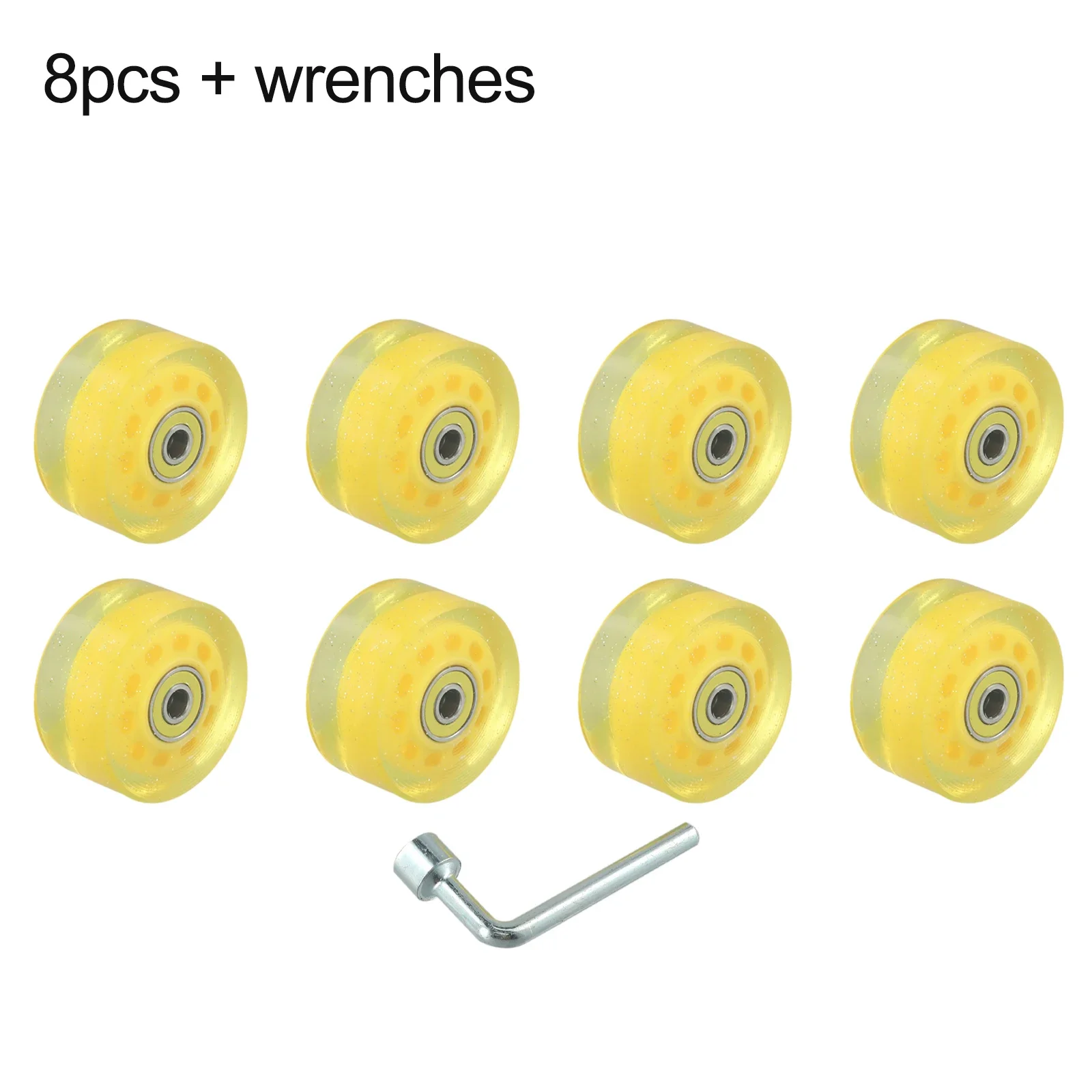 Wheels Set Roller Skate Wheel Accessories Easy Installation Repair Replacement Spare For Double-Row Roller Skates Brand New
Wheels Set Roller Skate Wheel Accessories Easy Installation Repair Replacement Spare For Double-Row Roller Skates Brand New