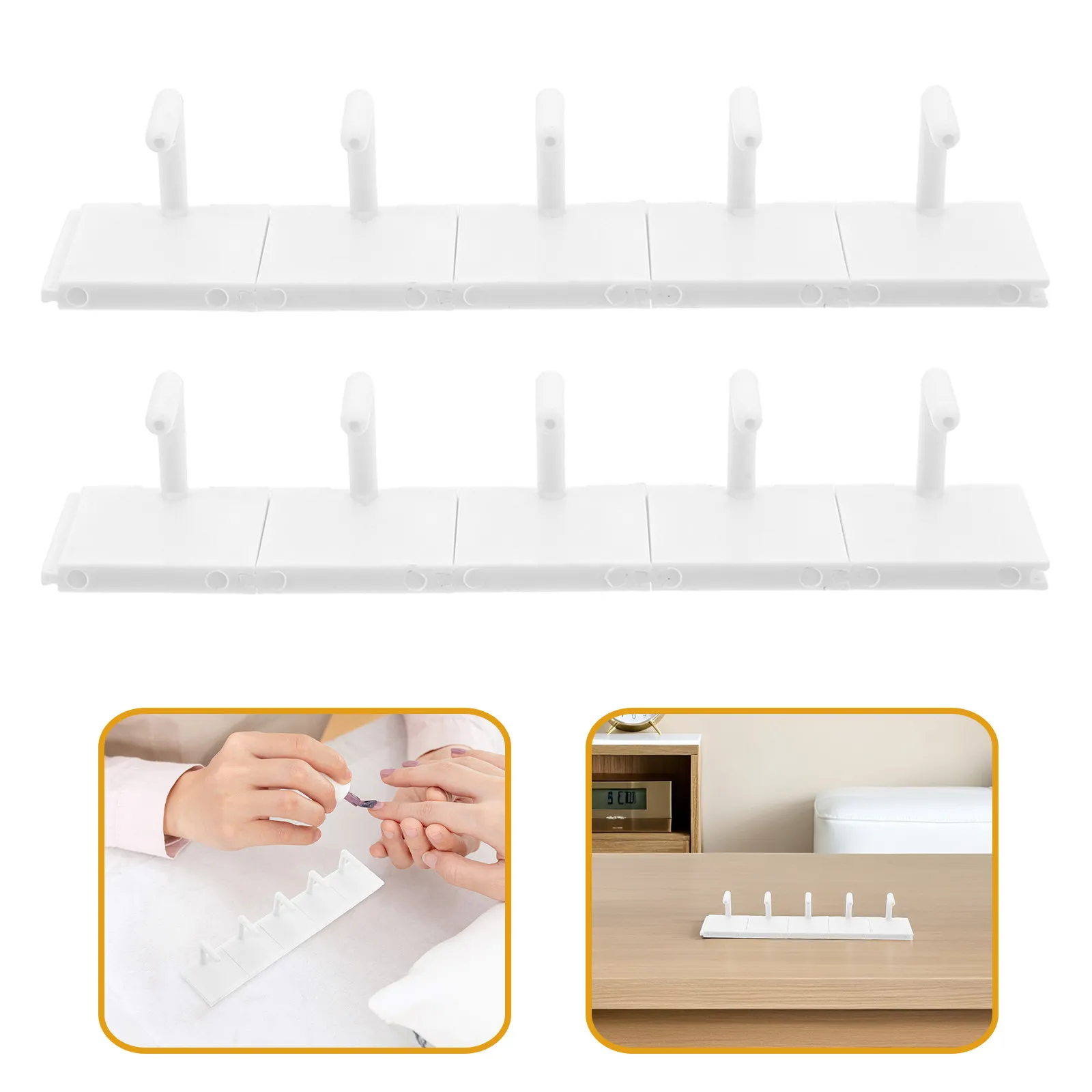 6Sets Non-Magnetic Nail Stand Cat Eye Nail Art Display White Plastic Manicure Tip Holder Base DIY Salon Training Practice Board
6Sets Non-Magnetic Nail Stand Cat Eye Nail Art Display White Plastic Manicure Tip Holder Base DIY Salon Training Practice Board