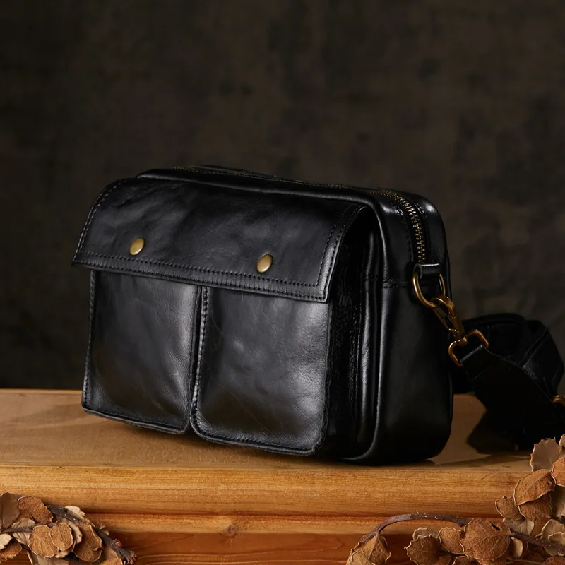 Handmade vegetable tanned cowhide crossbody men's shoulder bag casual first-layer cowhide messenger bag fashionable, simple and
Handmade vegetable tanned cowhide crossbody men's shoulder bag casual first-layer cowhide messenger bag fashionable, simple and