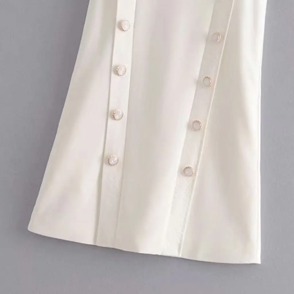 Women's Double-Breasted Vest Dress European American Style Fashion 1878 Wholesale Clothing 
Women's Double-Breasted Vest Dress European American Style Fashion 1878 Wholesale Clothing