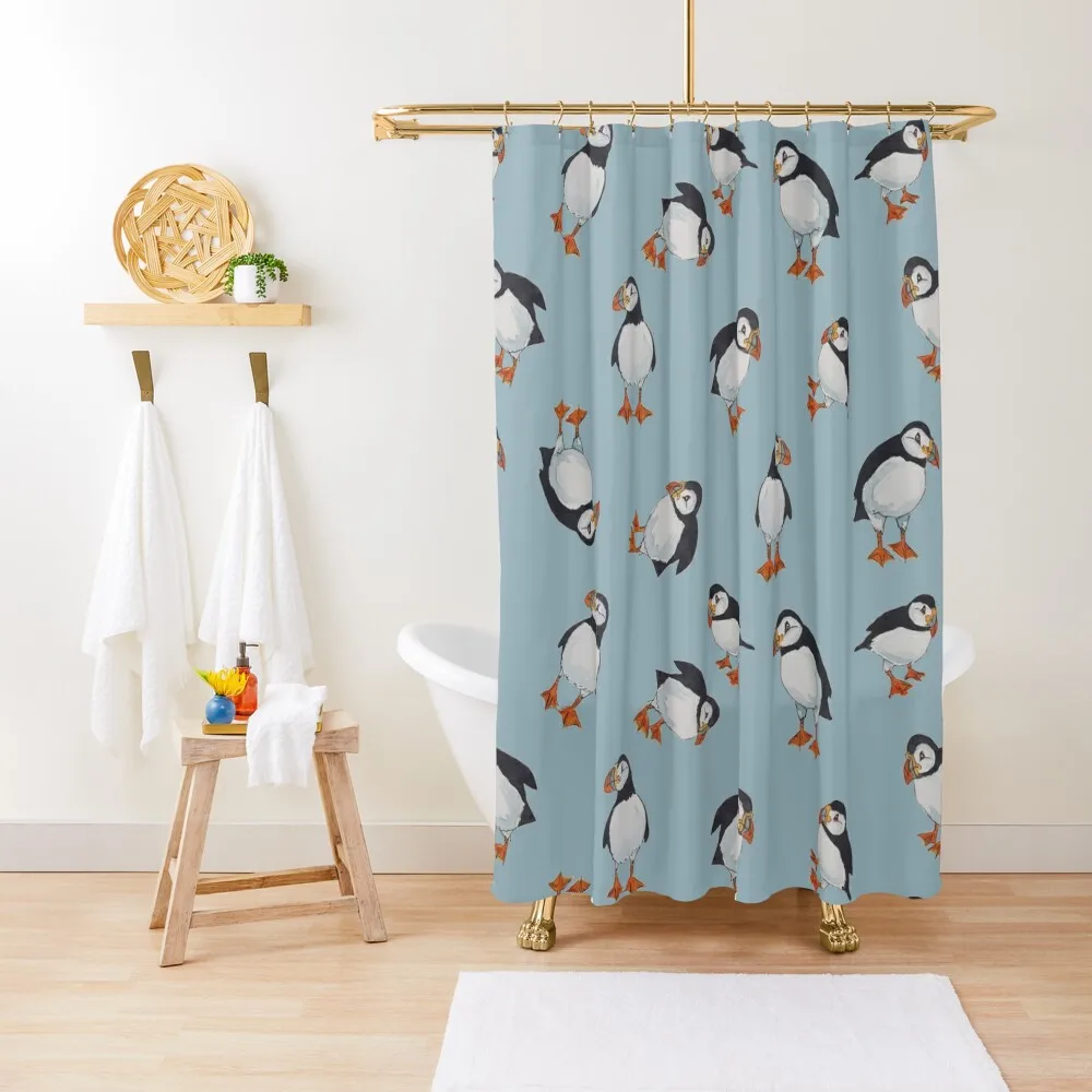 Perfectly Perfect Puffins! Shower Curtain Modern Showers For Bathroom Window Waterproof Shower Curtain
Perfectly Perfect Puffins! Shower Curtain Modern Showers For Bathroom Window Waterproof Shower Curtain