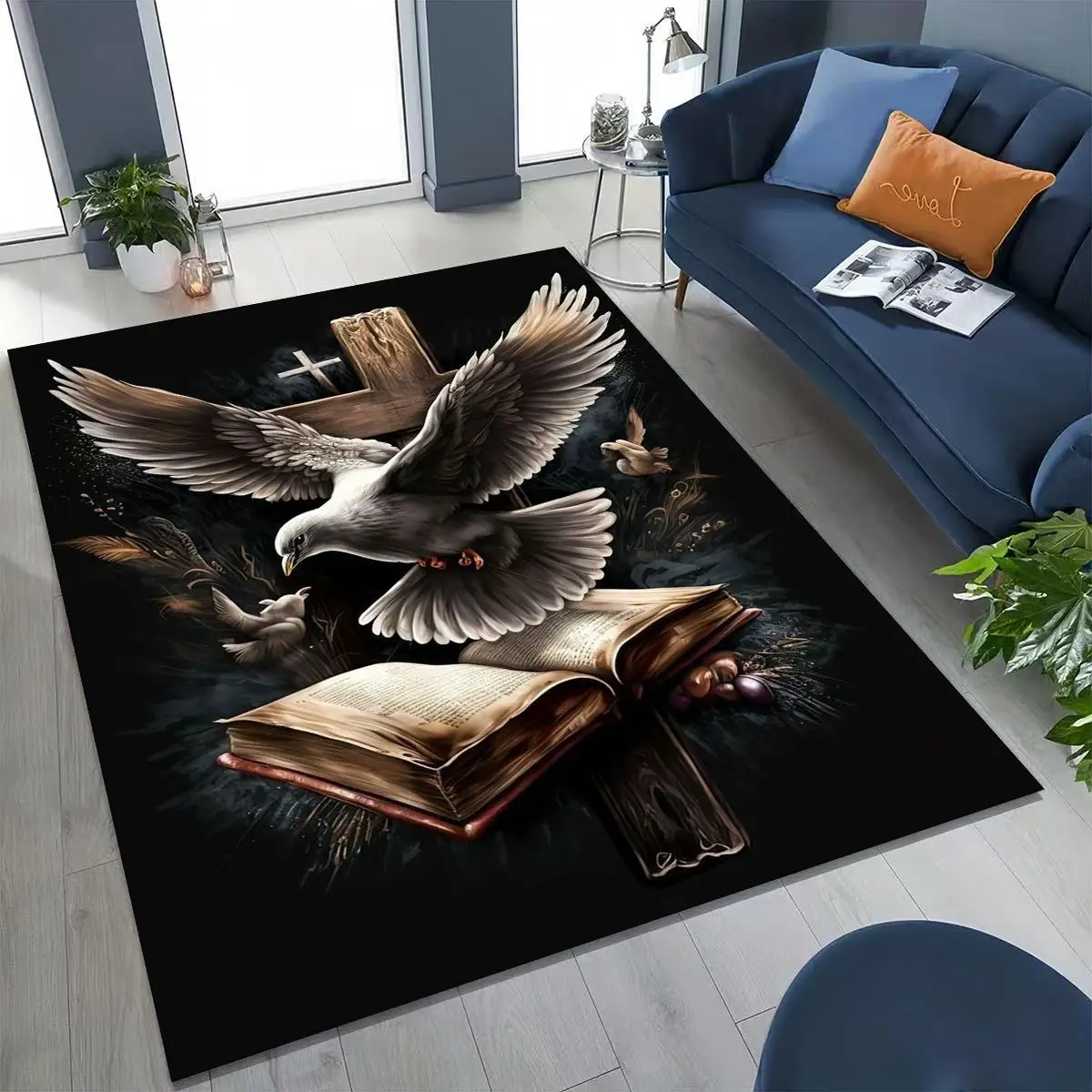 New Belief Cross Holy Bible Pray Jesus Rug for Bedroom Living Room Sofa Home Doormat Decor, Large Kids Play Non-slip Floor Mat
New Belief Cross Holy Bible Pray Jesus Rug for Bedroom Living Room Sofa Home Doormat Decor, Large Kids Play Non-slip Floor Mat