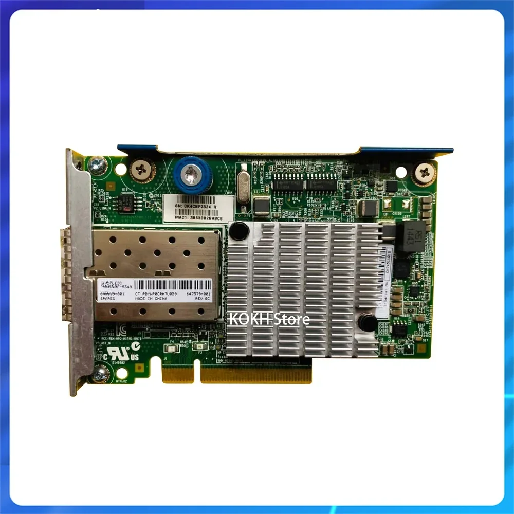 Original for 647581-B21 647579-001 649869-001 Dual Port 530FLR 10Gbps Ethernet Adapter 530FLR-SFP+ Flex Daughter Card board
Original for 647581-B21 647579-001 649869-001 Dual Port 530FLR 10Gbps Ethernet Adapter 530FLR-SFP+ Flex Daughter Card board