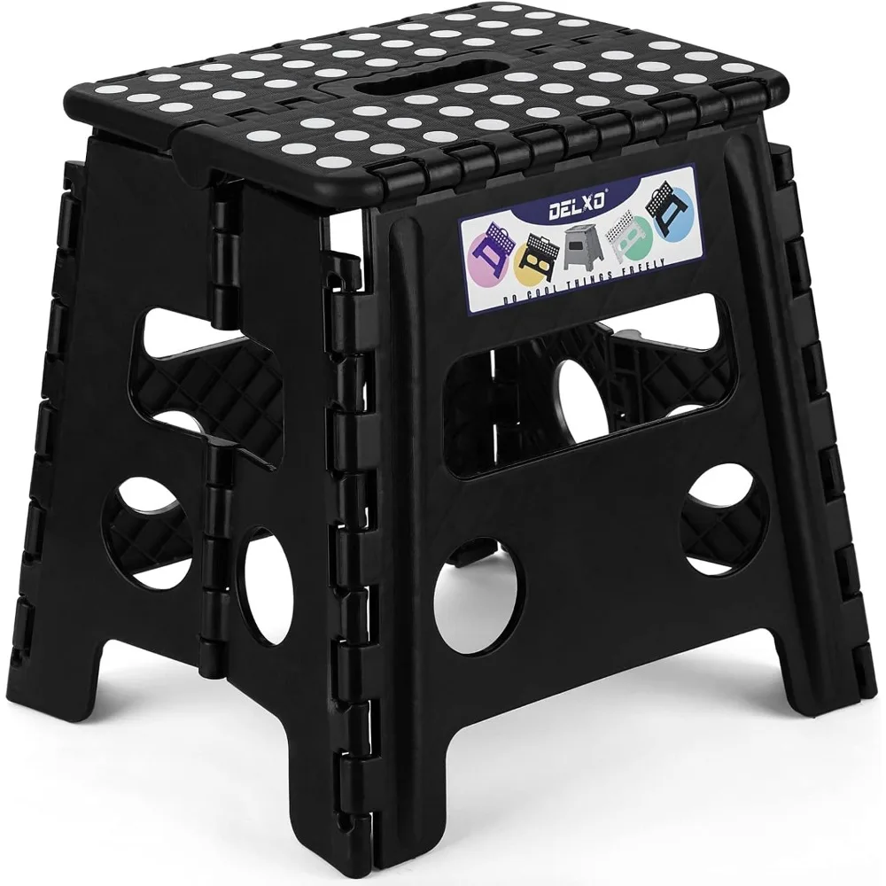 13 Inch Folding Step Stool with Handle Non Slip Lightweight 300 LB Capacity for Kitchen Bathroom Bedroom Garden
13 Inch Folding Step Stool with Handle Non Slip Lightweight 300 LB Capacity for Kitchen Bathroom Bedroom Garden
