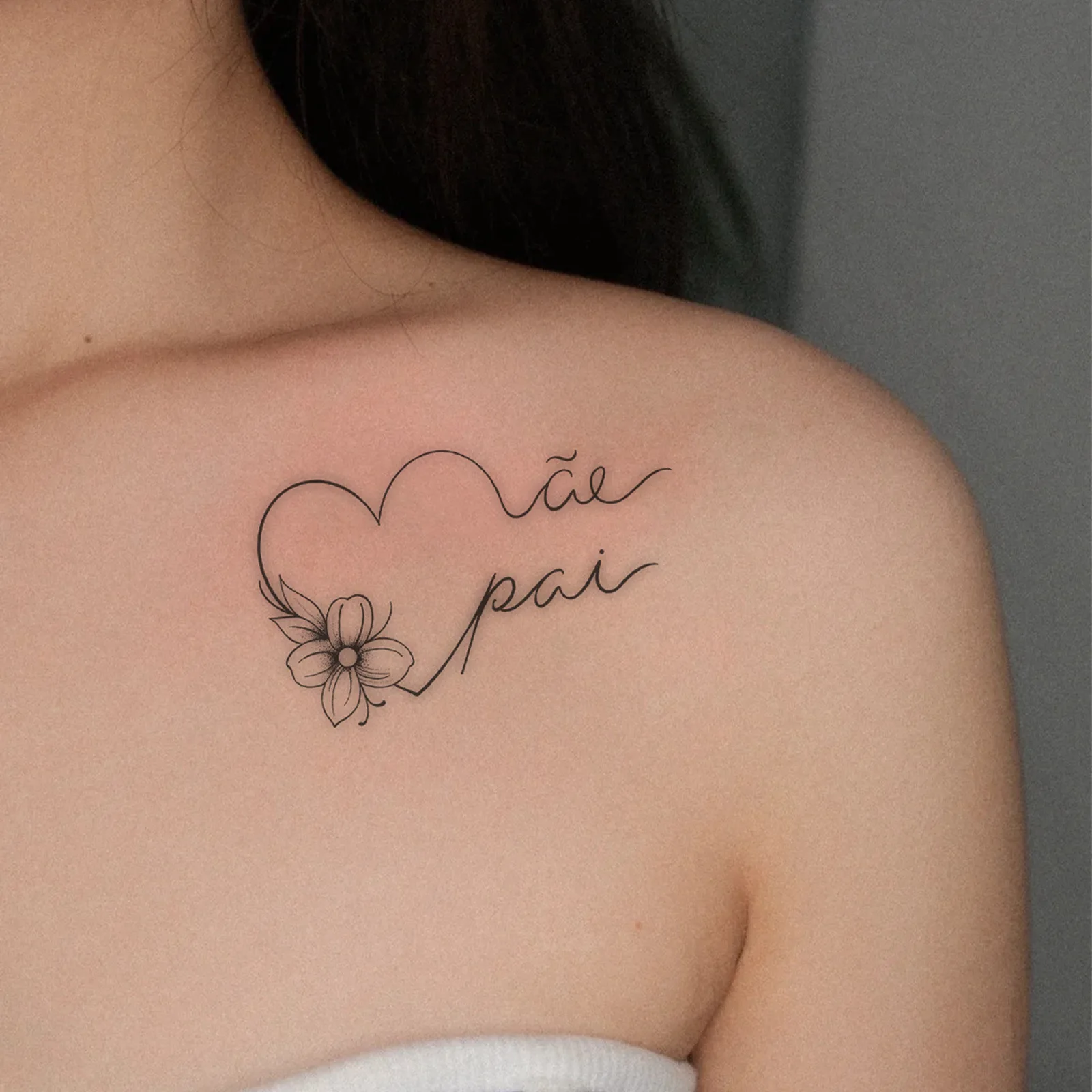 "mãe pai" Tattoo Sticker Temporary Tattoo Waterproof Small Waterproof Body Art for Men Women
"mãe pai" Tattoo Sticker Temporary Tattoo Waterproof Small Waterproof Body Art for Men Women