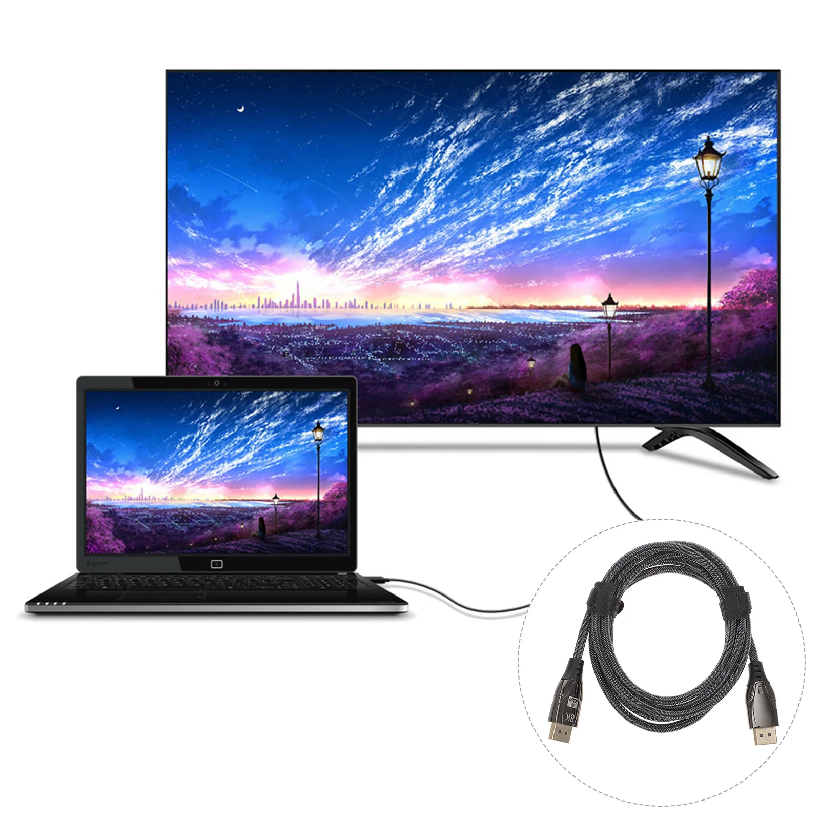 Display Port Cable Aluminum Shell for GPU PC Monitor 7680x4320 Video Resolution Gaming Streaming Long Cable
Display Port Cable Aluminum Shell for GPU PC Monitor 7680x4320 Video Resolution Gaming Streaming Long Cable